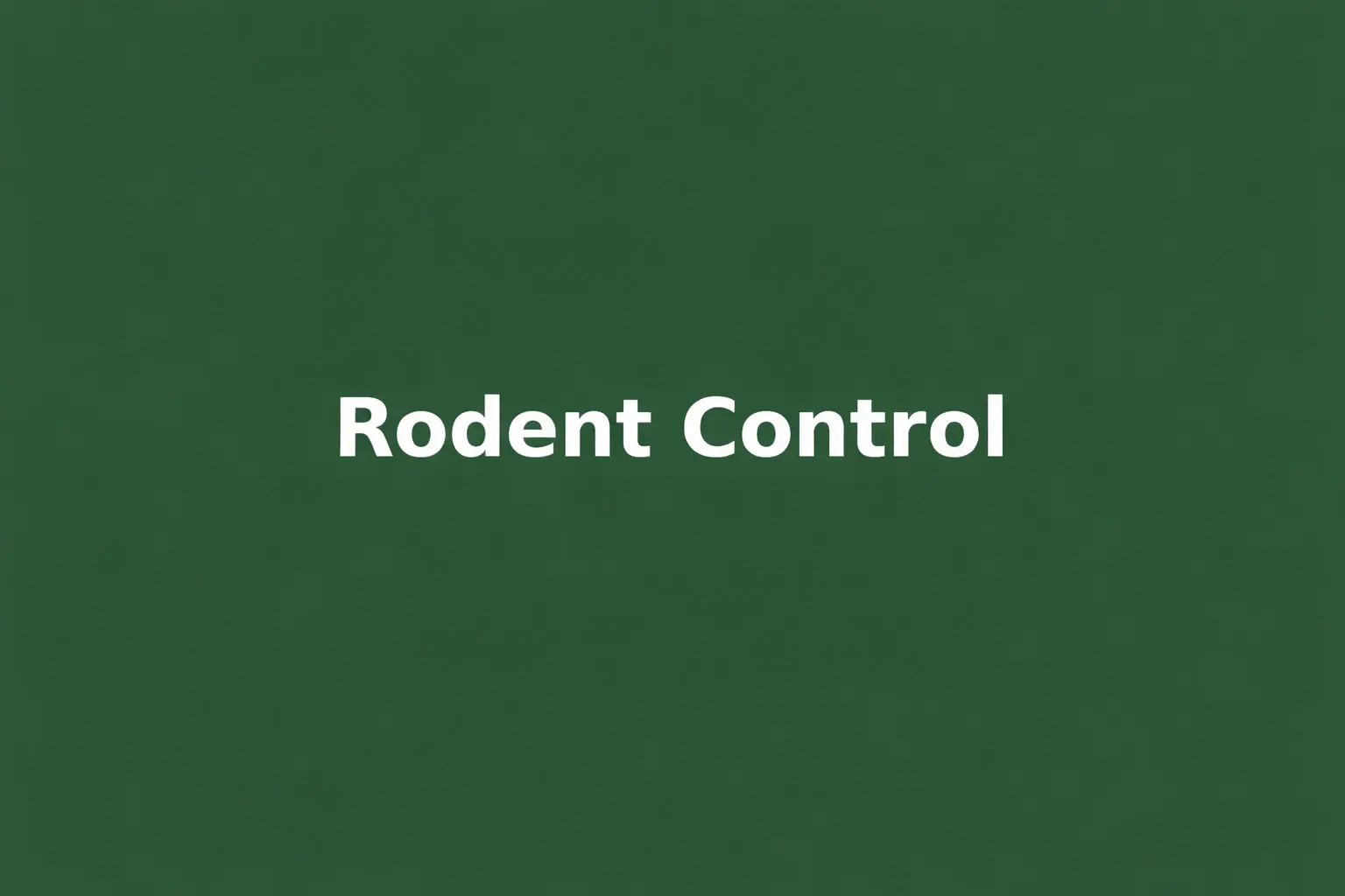Rat and mouse removal in Zachary Louisiana
